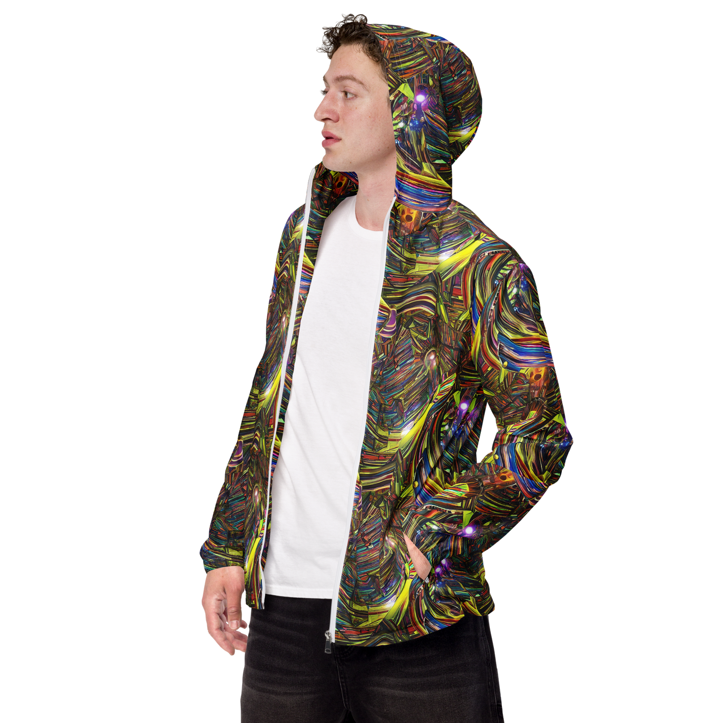 Men's Windbreaker - Quantum Palette