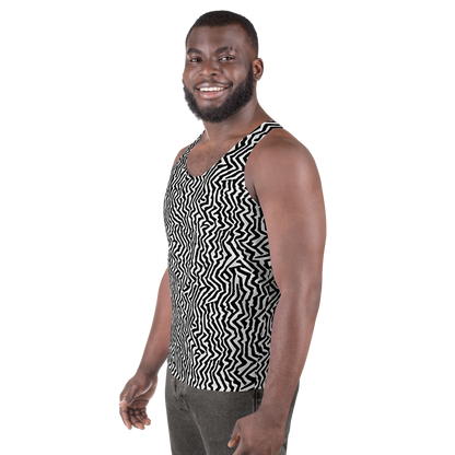 Men's Tank Top - Static Swirl