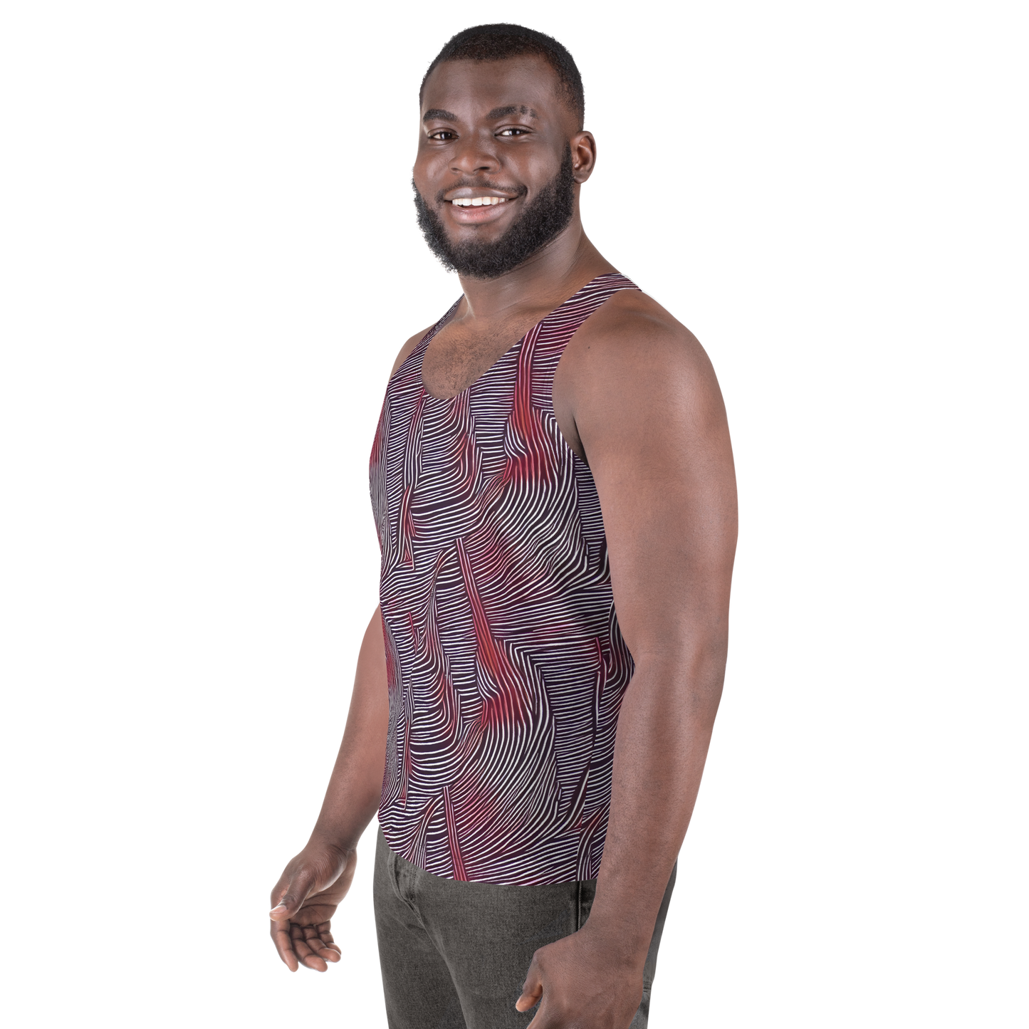 Men's Tank Top - Nebula Waves