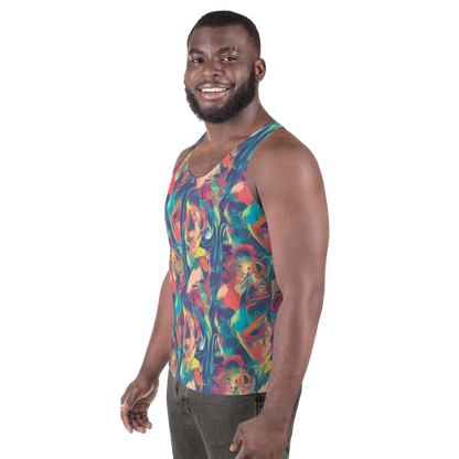 Men's Tank Top - Neon Aurora