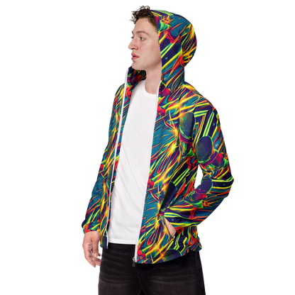 Men's Windbreaker - Cosmic Inferno