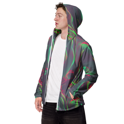 Men's Windbreaker - Neon Whisper