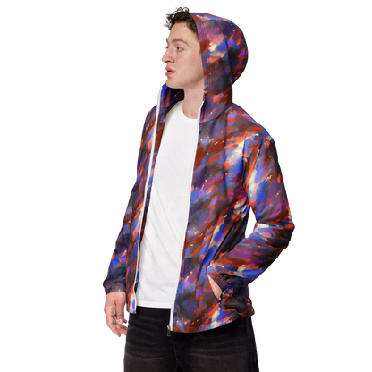 Men's Windbreaker - Celestial Brushstroke