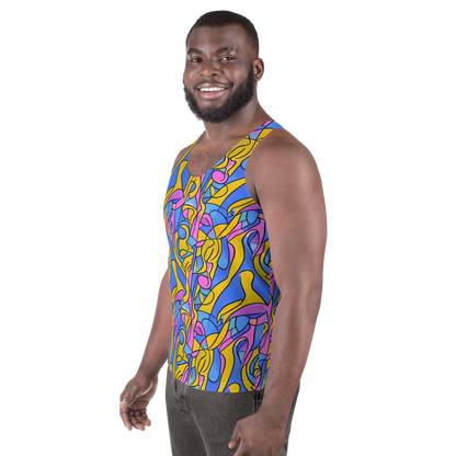 Men's Tank Top - Cosmic Curves