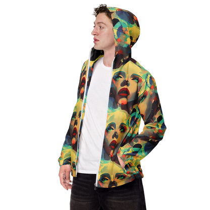 Men's Windbreaker - Astral Reflections