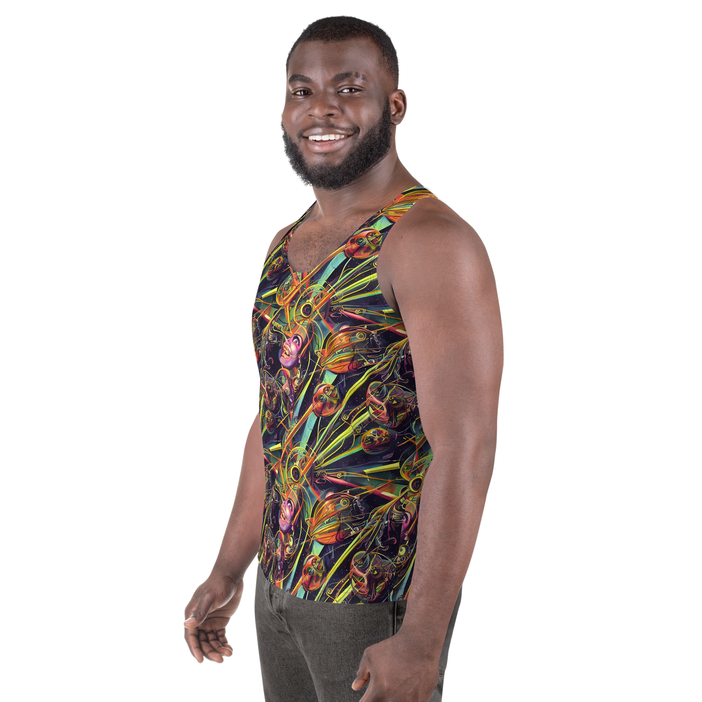 Men's Tank Top - Psychedelic Deep Space