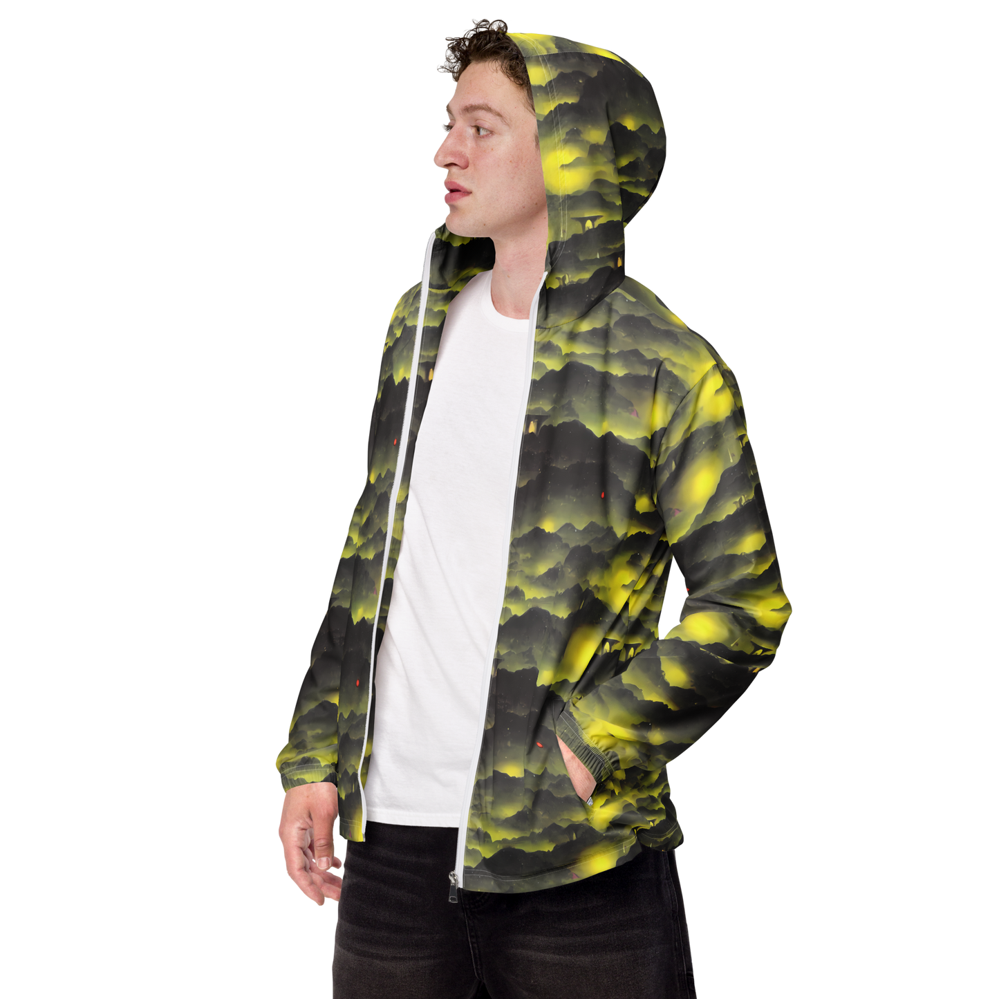 Men's Windbreaker - Spectral Isle