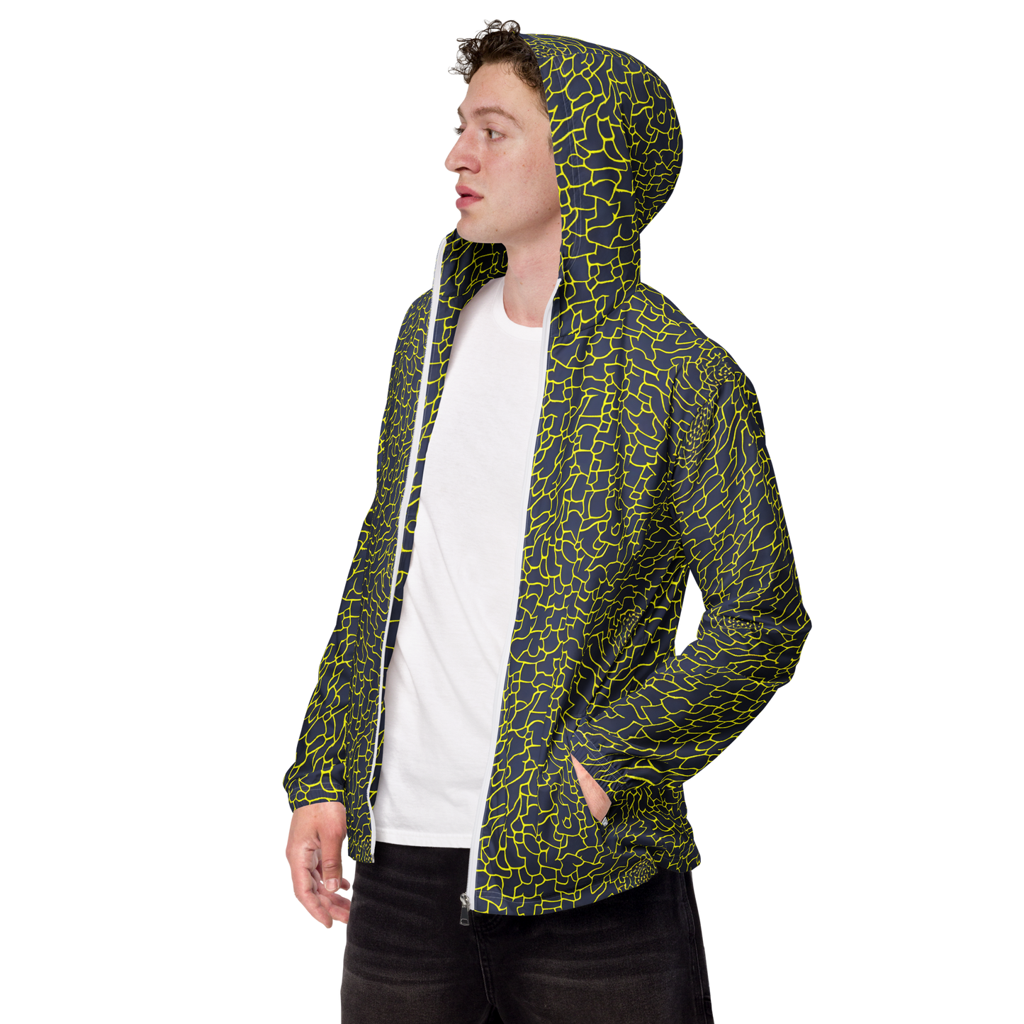 Men's Windbreaker - Nightshade Maze