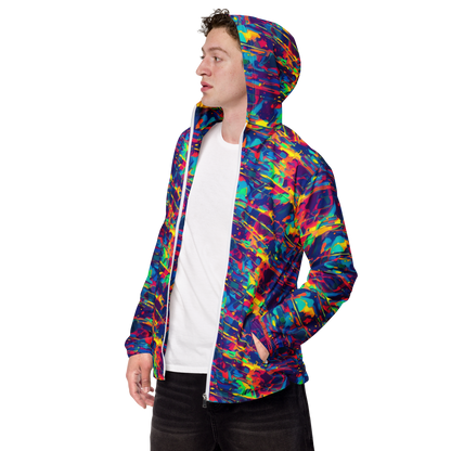 Men's Windbreaker - Spectrum Streaks