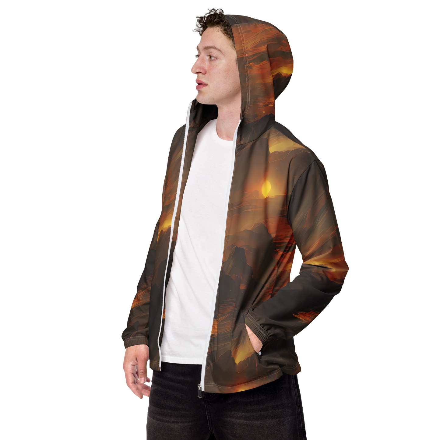 Men's Windbreaker - Sunset Shores