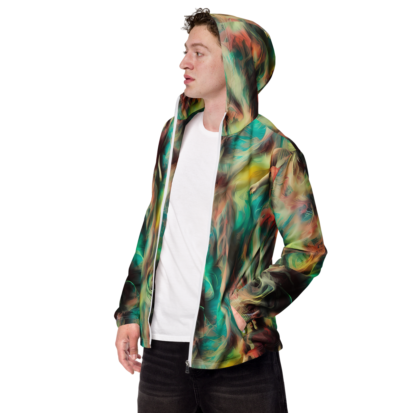 Men's Windbreaker - Enchanted Fusion