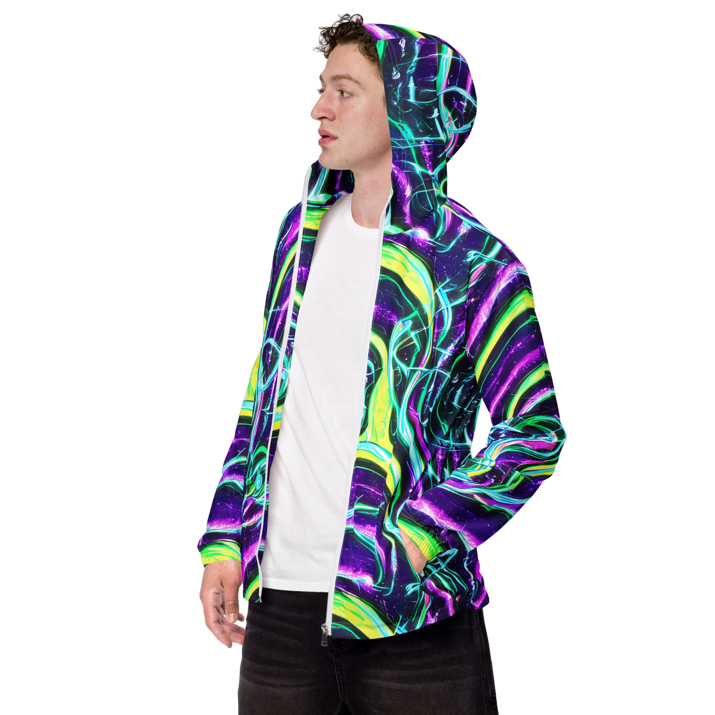 Men's Windbreaker - Quesnel's Vortex