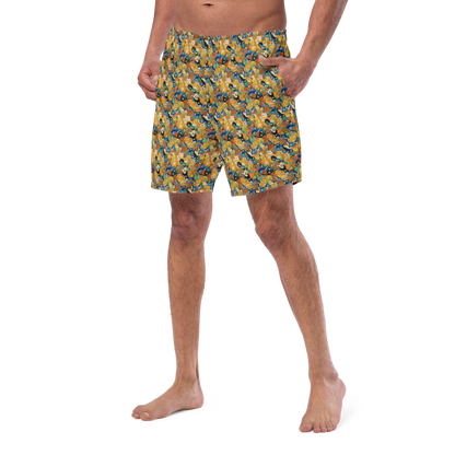 Swim Trunks - Whimsical Feline Dance