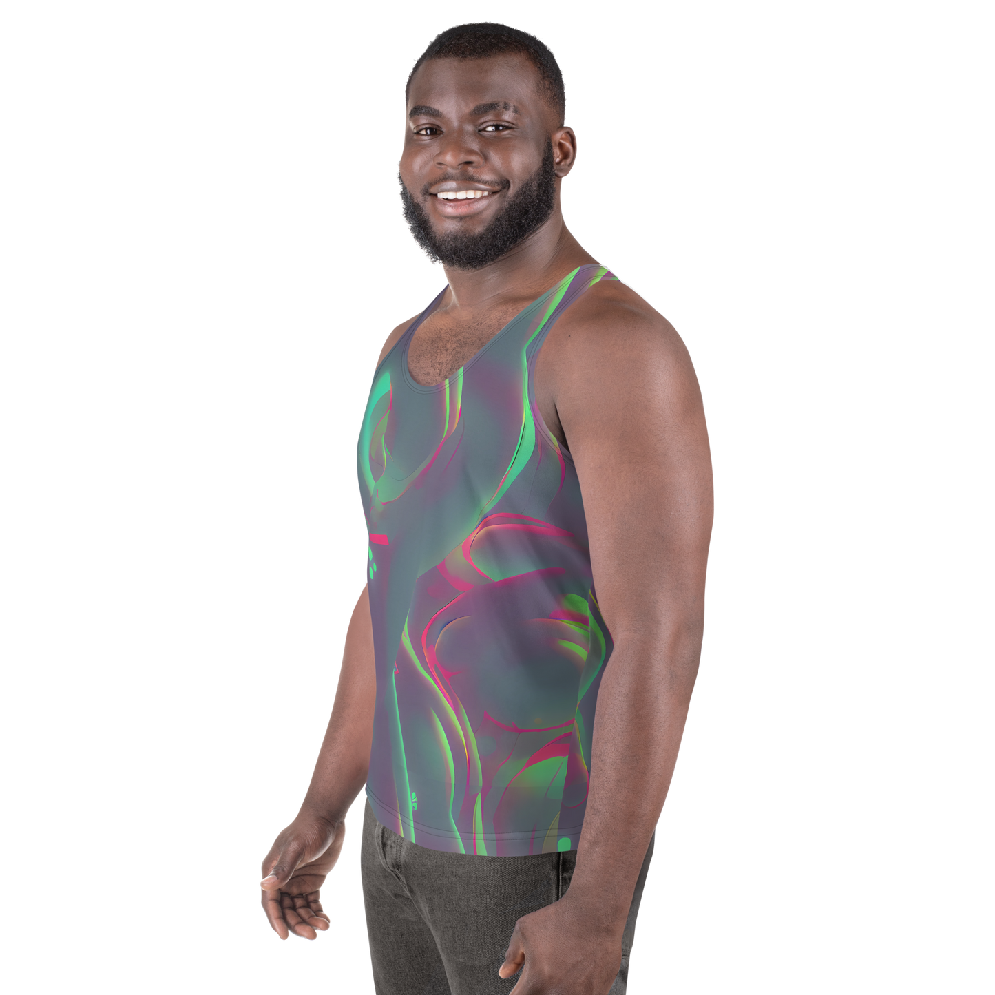 Men's Tank Top - Neon Whisper