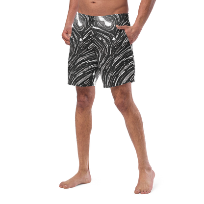 Swim Trunks - Silver Swirl