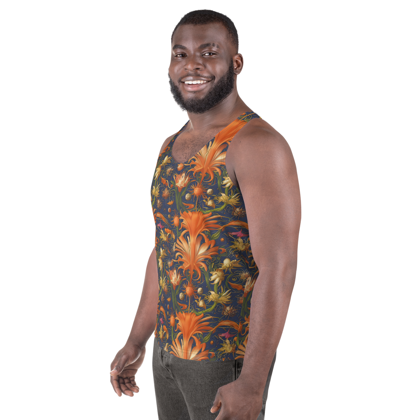 Men's Tank Top - Stellar Blooms