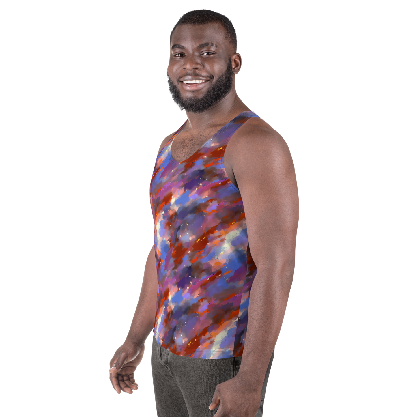 Men's Tank Top - Celestial Brushstroke