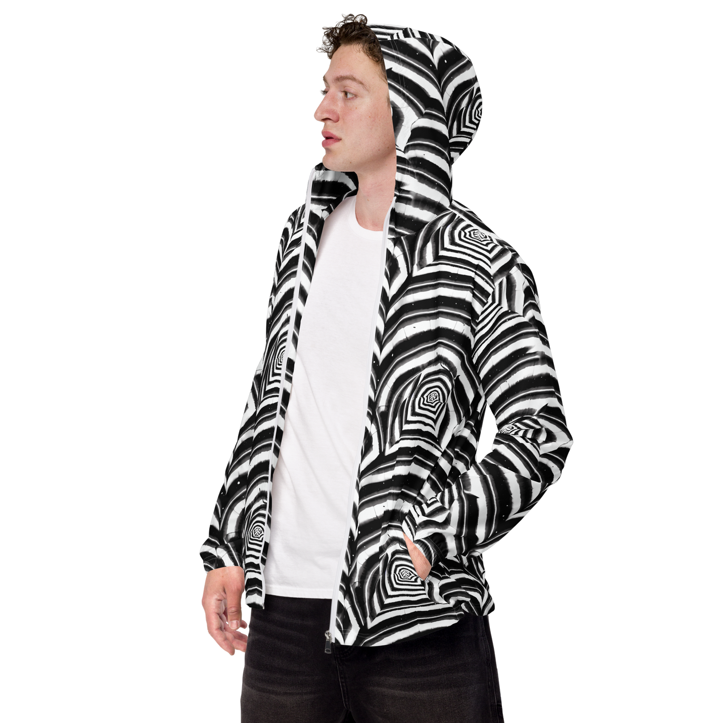 Men's Windbreaker - Dupain Swirl