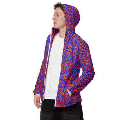 Men's Windbreaker - Sapphire Swirl