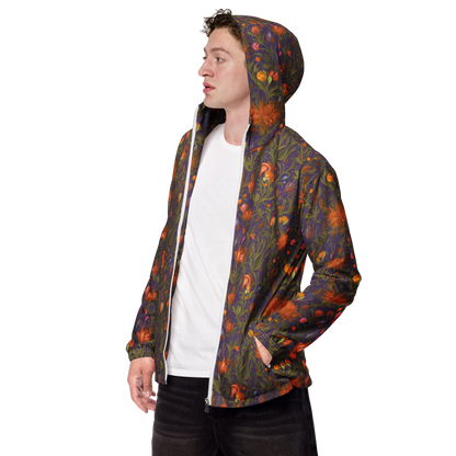 Men's Windbreaker - Botanical Nebula