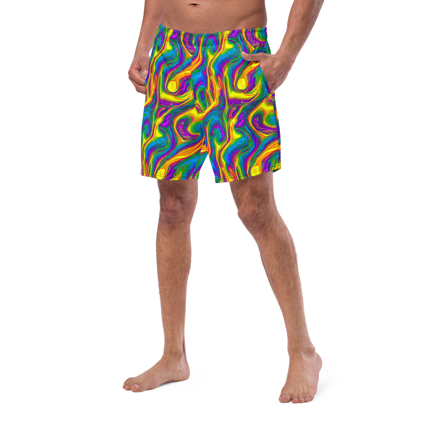 Swim Trunks - Electric Aurora