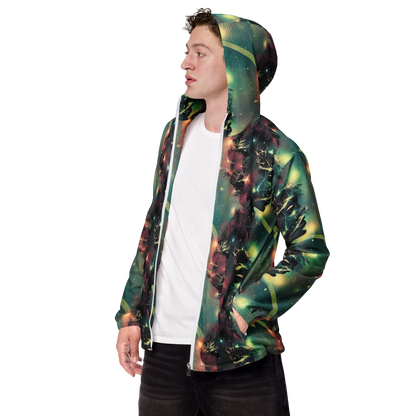 Men's Windbreaker - Galactic Serpent