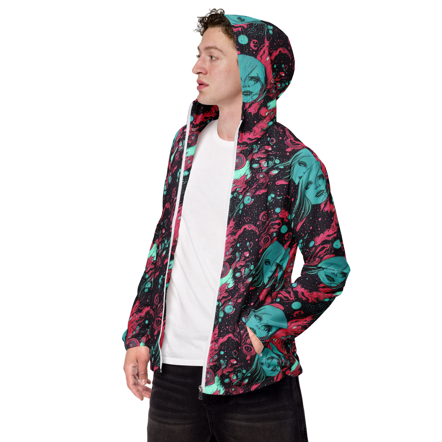 Men's Windbreaker - Spectral Dreamer