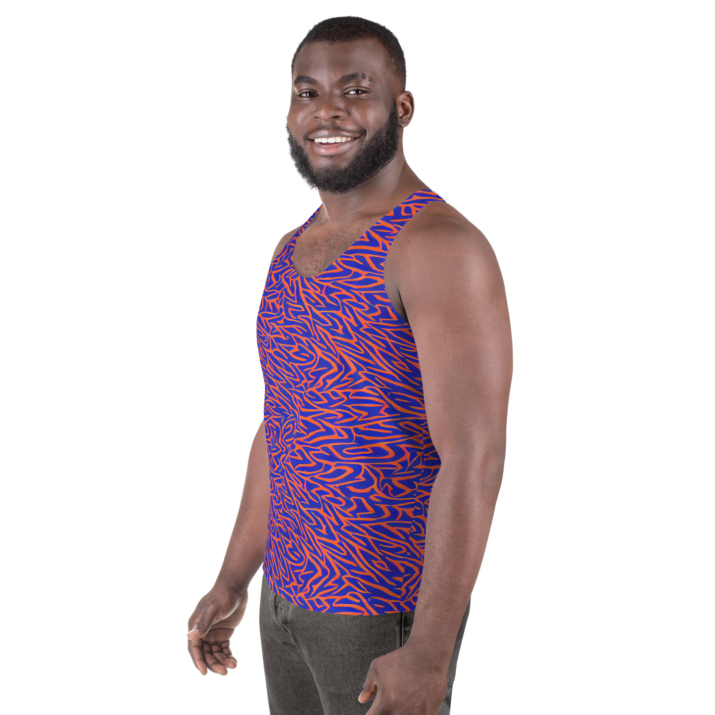 Men's Tank Top - Sapphire Swirl