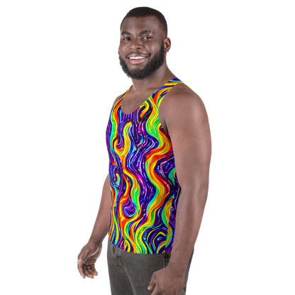 Men's Tank Top - Galactic Flames