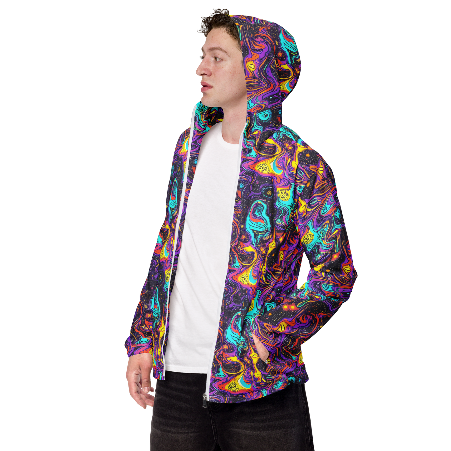 Men's Windbreaker - Hutty Nebula