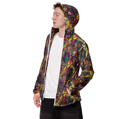 Men's Windbreaker - Cosmic Collage