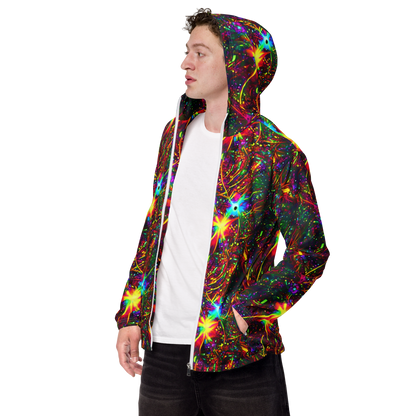 Men's Windbreaker - Stellar Burst