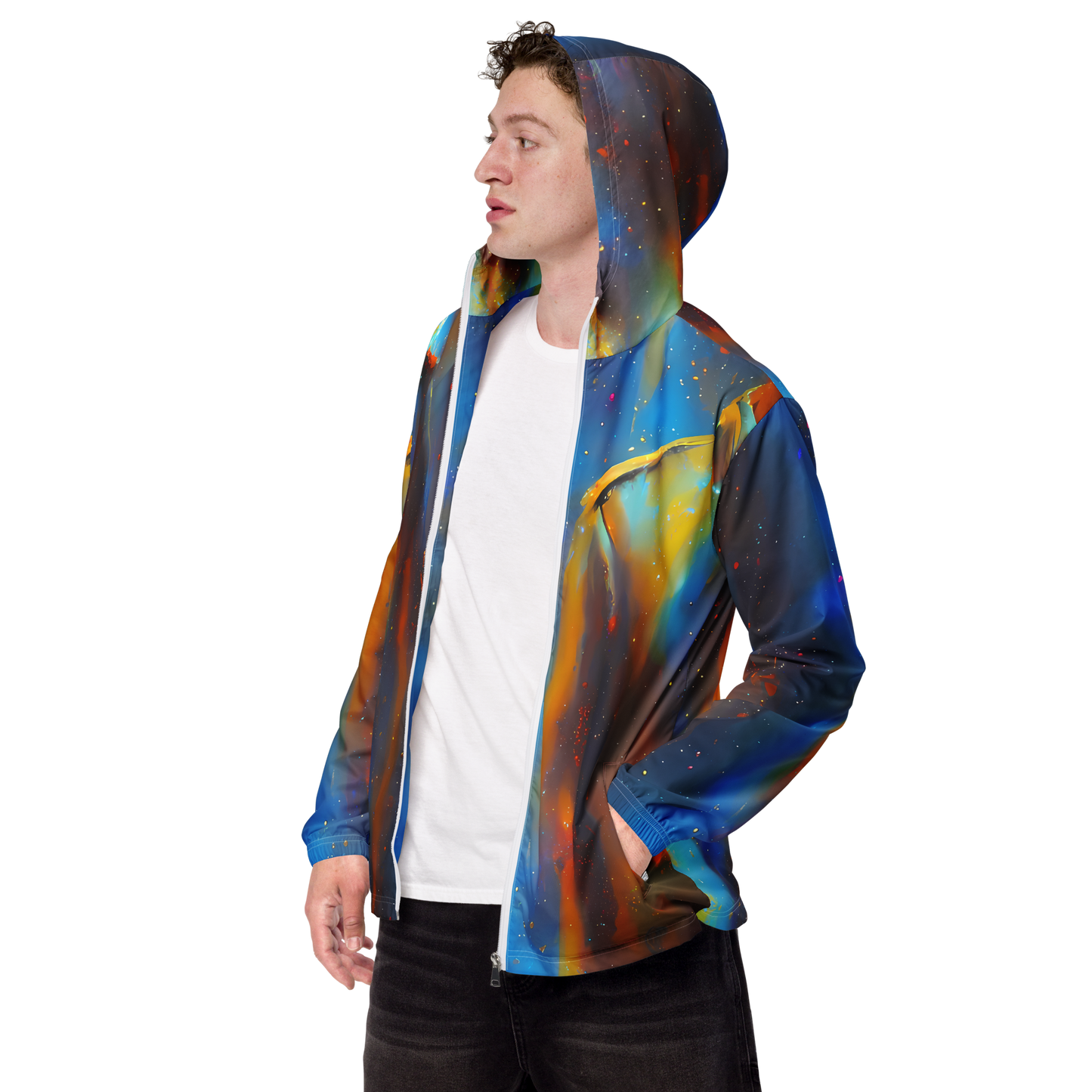 Men's Windbreaker - Pliique Spectrum