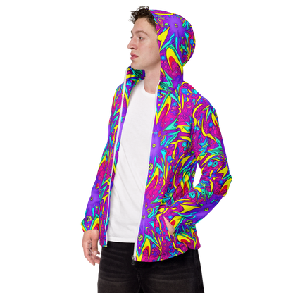 Men's Windbreaker - Nebula Radiance