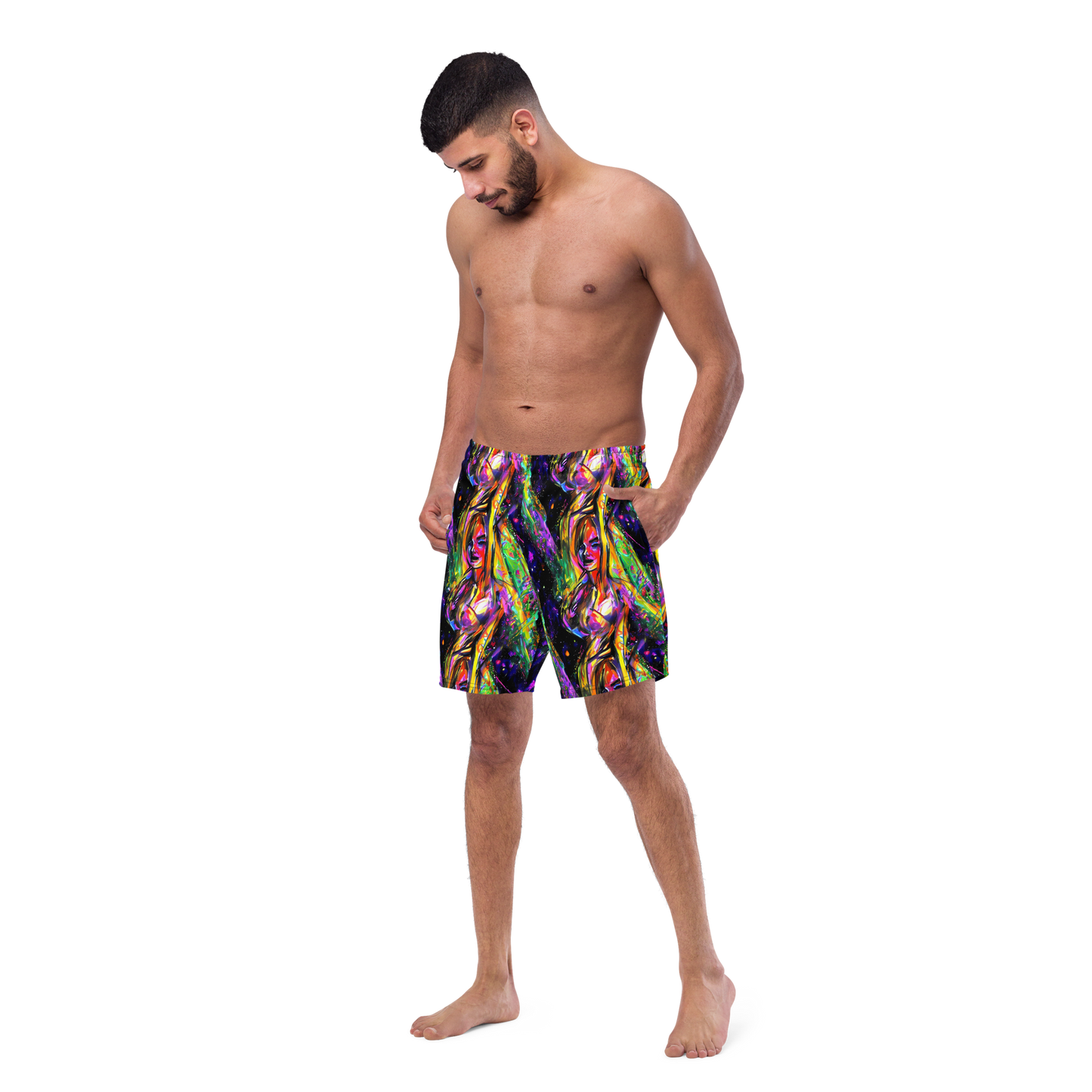 Swim Trunks - Galactic Flamenco