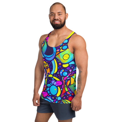 Men's Tank Top - Neon Graffscape