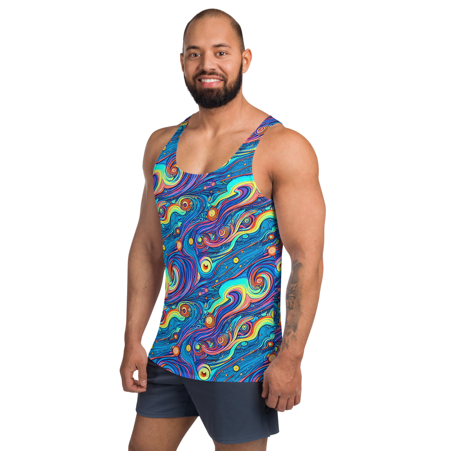 Men's Tank Top - Echoes of Vortex