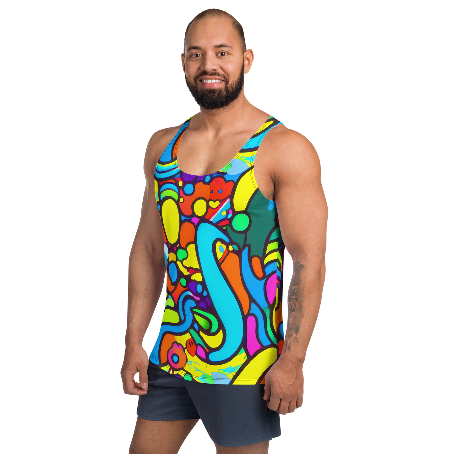 Men's Tank Top - Chromadoodle Junction