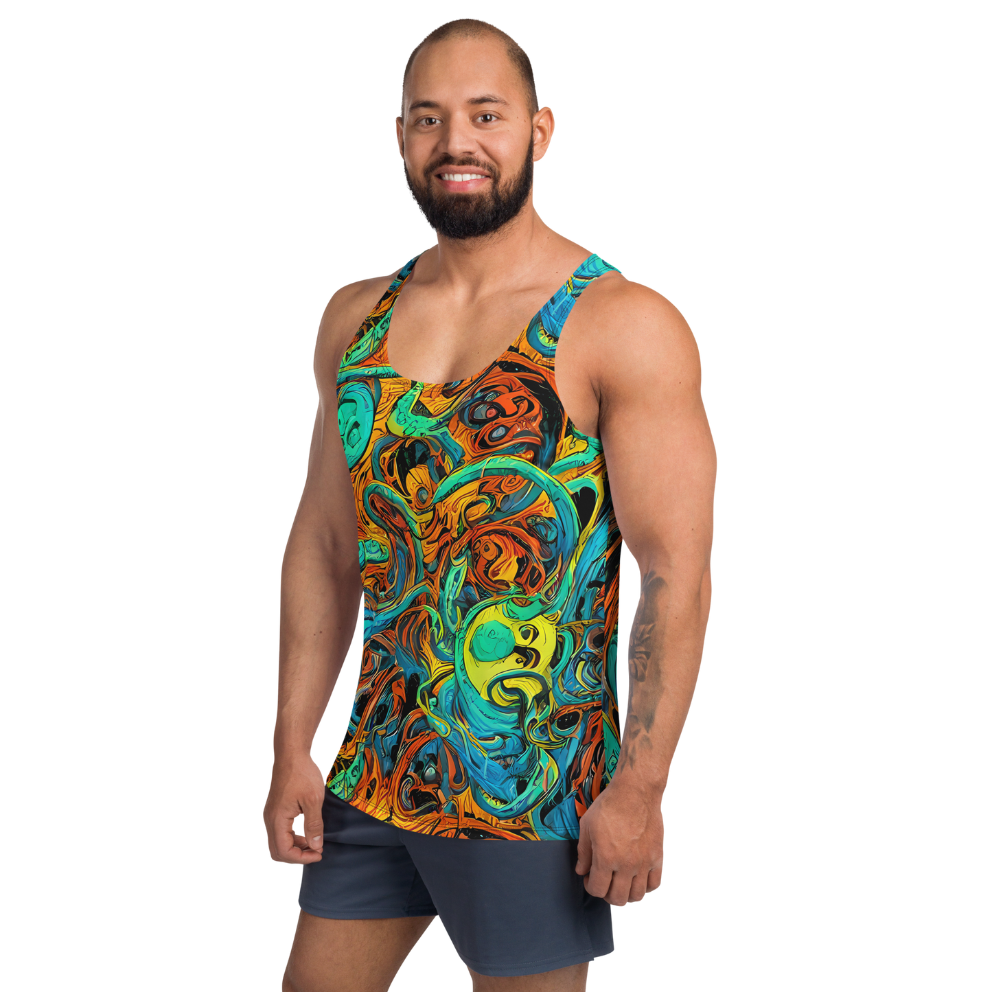 Men's Tank Top - Flaming Mirage