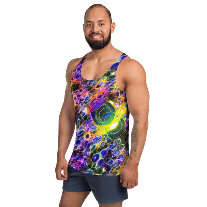 Men's Tank Top - Neon Orbits