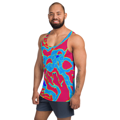 Men's Tank Top - Electric Bloom