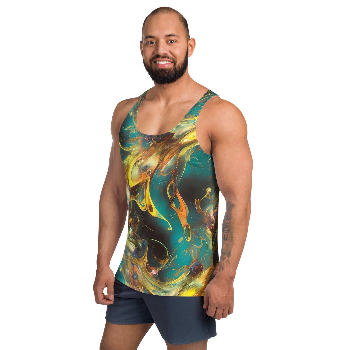 Men's Tank Top - Elegant Whirl