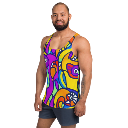 Men's Tank Top - Kaleido Fish