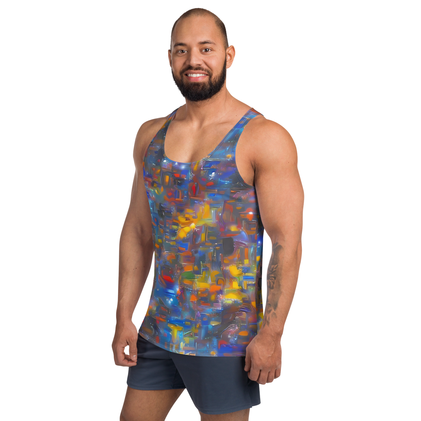 Men's Tank Top - Abstract Conflux