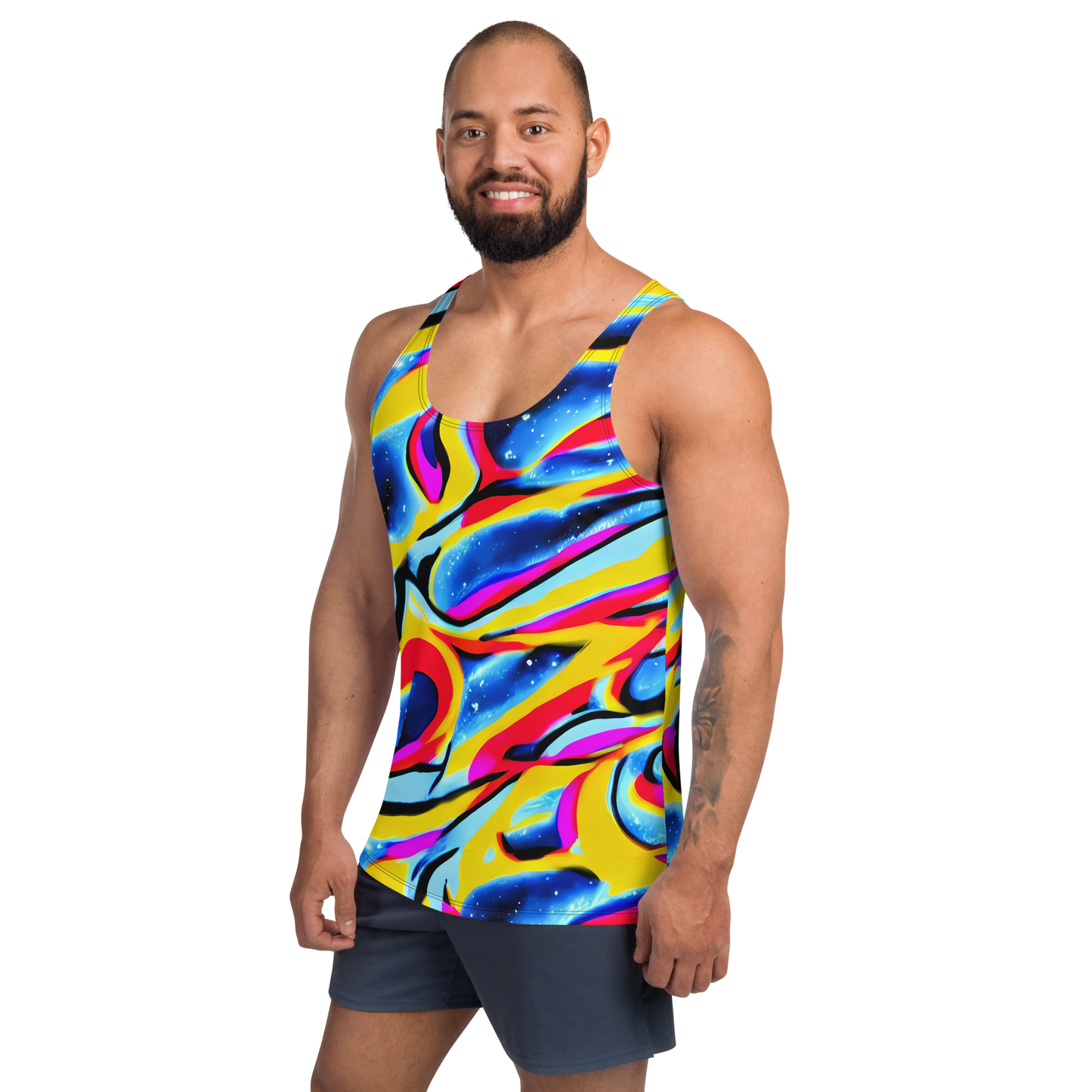 Men's Tank Top - Electric Dreamscape