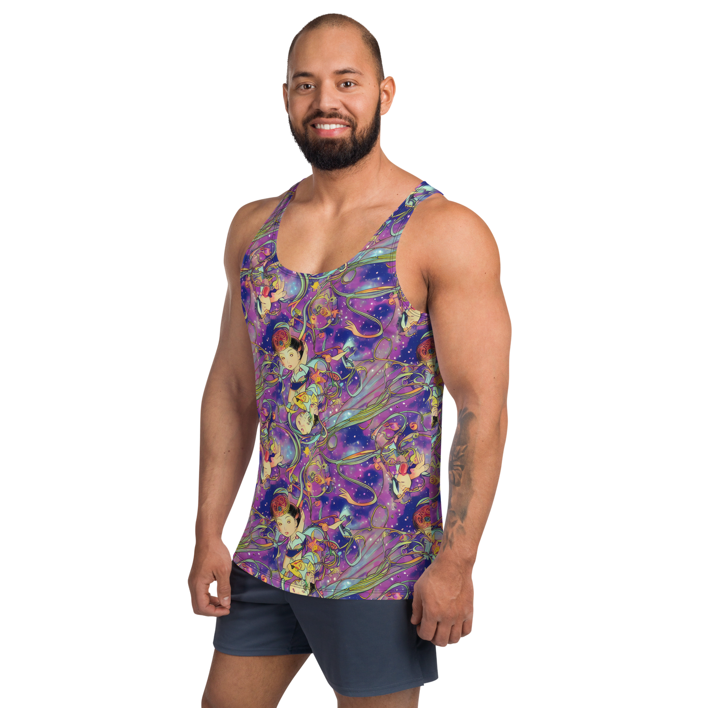 Men's Tank Top - Spiral of Stardust