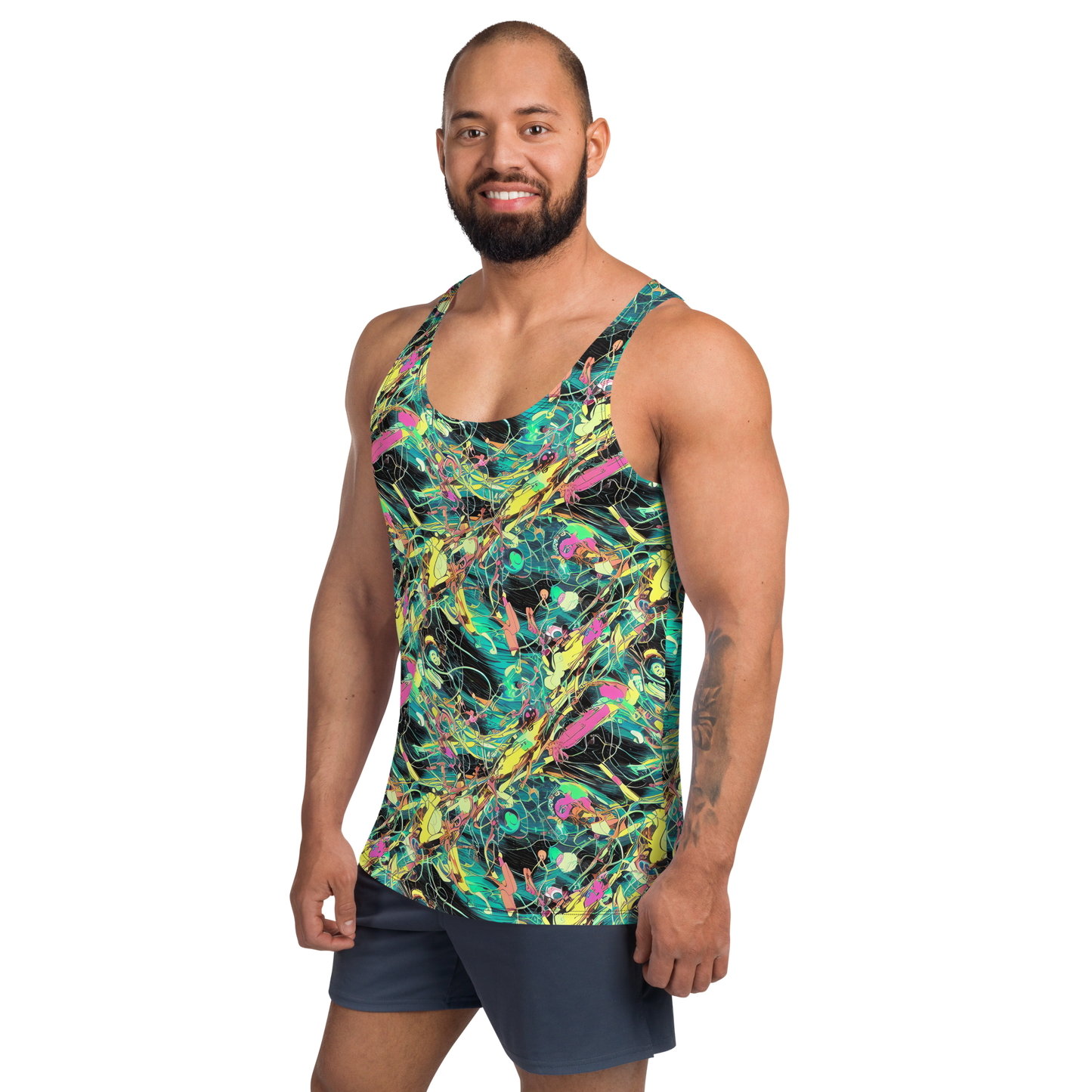 Men's Tank Top - Cyborg Whirl