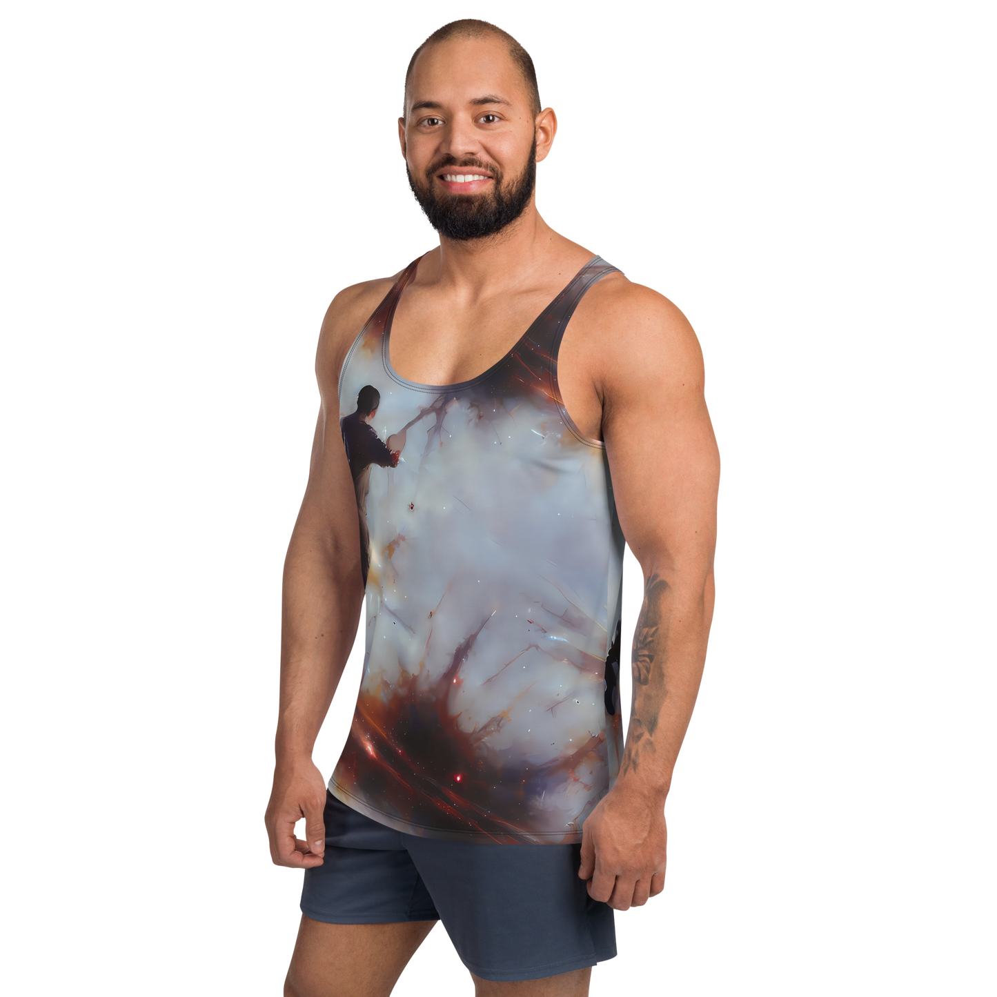 Men's Tank Top - Impressionist Void