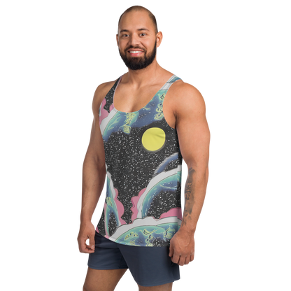 Men's Tank Top - Lunar Waves