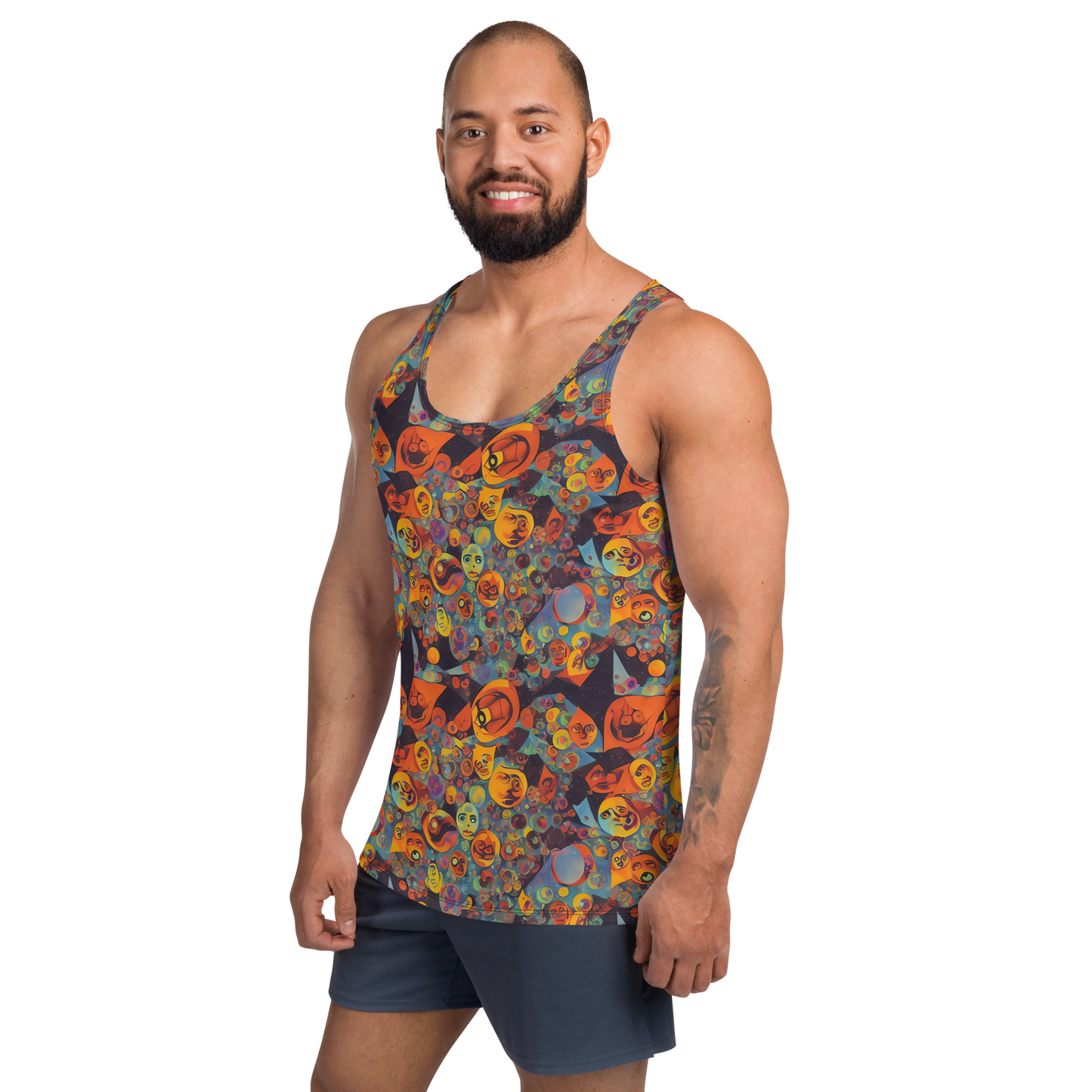 Men's Tank Top - Galactic Faces